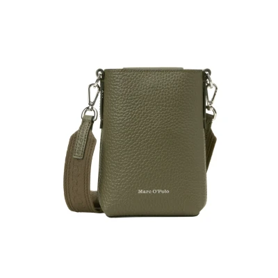 Afbeelding van Marc O&#039;Polo Telefoontasje Schoudertas Bonni Cellphone Bag Dark Mossy Olive Donkergroen