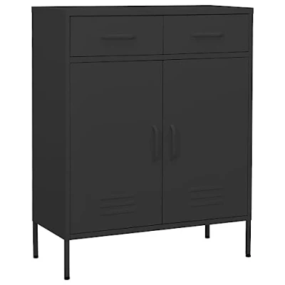 Afbeelding van vidaXL Opbergkast, antraciet, 80 x 35 101,5 cm, staal