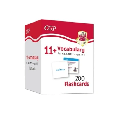 Afbeelding van New 11+ Vocabulary Flashcards Ages 10 11