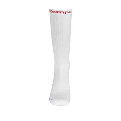 Afbeelding van Kempa Sok Lang sportsokken wit/rood Unisex