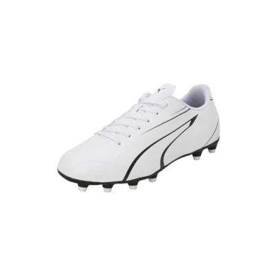 Afbeelding van Puma Vitoria FG voetbalschoenen wit Maat 39 Uitneembare zool