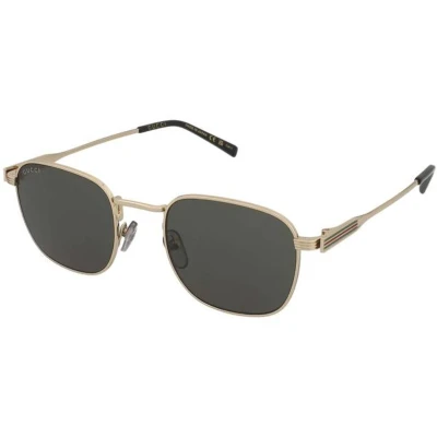 Afbeelding van Gucci Zonnebril goldcoloured/grey, Heren, Maat: 50, Gold coloured/grey