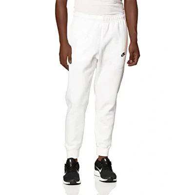 Afbeelding van Nike Men&#039;s Full Length Pant M Nsw Club Jggr Bb, White/White/Black, BV2671 100, L