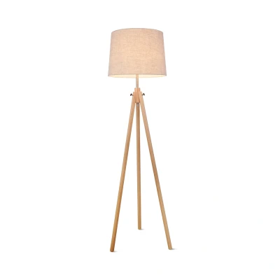 Afbeelding van Maytoni Vloerlamp Calvin Beige Ø51