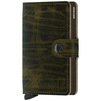 Afbeelding van Secrid Miniwallet portemonnee Dutch Martin olive Dames