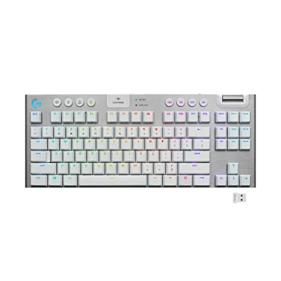 Afbeelding van Logitech G915 TKL Mechanisch Gaming Keyboard Draadloos Tactile QWERTY (ISO) Wit