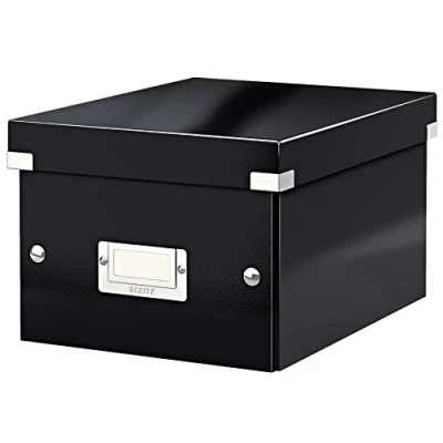 Afbeelding van Opbergbox Leitz WOW Click &amp; Store 200x148x250mm zwart