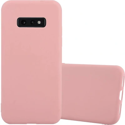 Afbeelding van Cadorabo Hoesje geschikt voor Samsung Galaxy S10e in CANDY ROZE Beschermhoes gemaakt van flexibel TPU silicone Case Cover