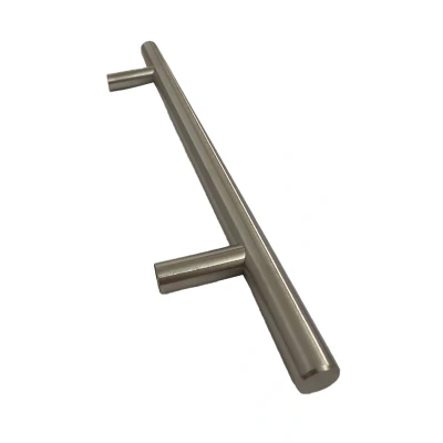 Afbeelding van Handgreep Meubelgreep Keukengreep Handvat Zilver 128mm Steekmaat 96mm