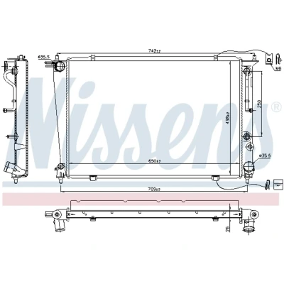 Afbeelding van Nissens Radiateur 67040