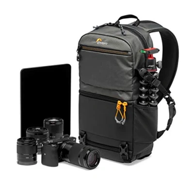 Afbeelding van Lowepro Slingshot SL 250 AW III camerarugzak cameratas / fototas voor spiegelloze en DSLR camera&#039;s, vak 10 inch tablet, Sony A7, iPad, Surface Pro, 300D Ripstop, grijs