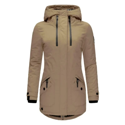 Afbeelding van Navahoo Avrille II Winterjas, Dames, Maat: XS, Taupe grey