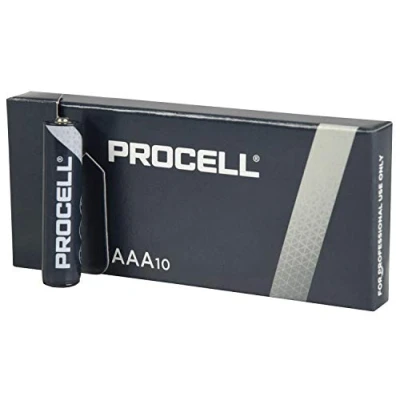 Afbeelding van Duracell Procell Industrial AAA batterijen 10 pack LR03, MN2400