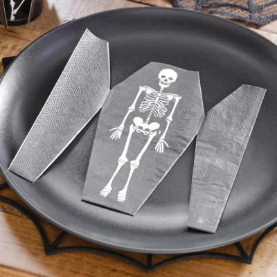 Afbeelding van Ginger Ray Servetten Halloween kist (16 stuks)