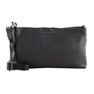 Afbeelding van MANDARINA DUCK Leren Schoudertas Mellow Leather Shoulder Nero Zwart