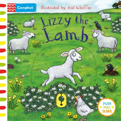 Afbeelding van Lizzy the Lamb A Push, Pull, Slide Book