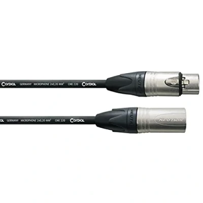 Afbeelding van Cordial CXM 10 FM BK Microkabel m Microfoonkabel