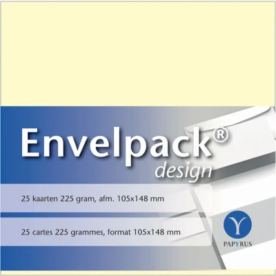 Afbeelding van Enkele kaarten Papyrus 105x148Mm ivoorwit
