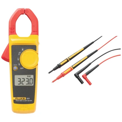 Afbeelding van Fluke FLK 323/TL175 Stroomtang, Multimeter Digitaal CAT III 600 V, IV 300 V Weergave (counts): 4000