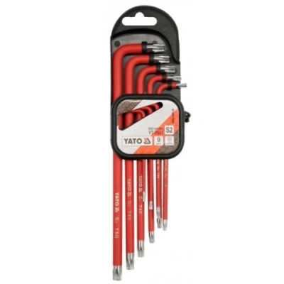 Afbeelding van YATO YT 0563 Haakse schroevendraaierset T10 T50 9