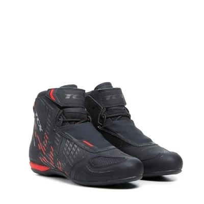 Afbeelding van TCX Heren R04d WP Motorcycle Boot, Zwart Rood, 39 EU, en rood.