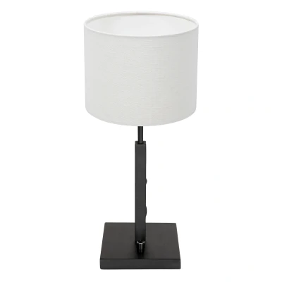 Afbeelding van Steinhauer tafellamp Stang zwart metaal 20 cm E27 fitting 8161ZW