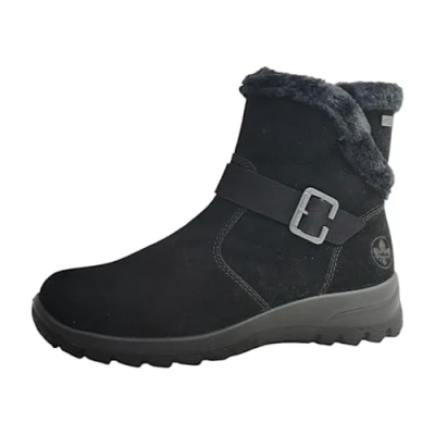 Afbeelding van Rieker Booties L7179 00, Vrouwen, Zwart, Laarzen, maat: 38