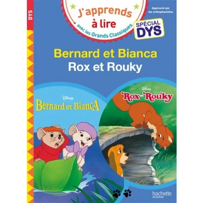 Image de Disney Bernard et Bianca / Rox Rouky Spécial DYS (dyslexie)