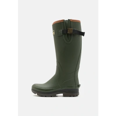 Afbeelding van Barbour Womens Tempest TALL Welly Regenlaarzen, Dames, Maat: 37, Olive Kunststof