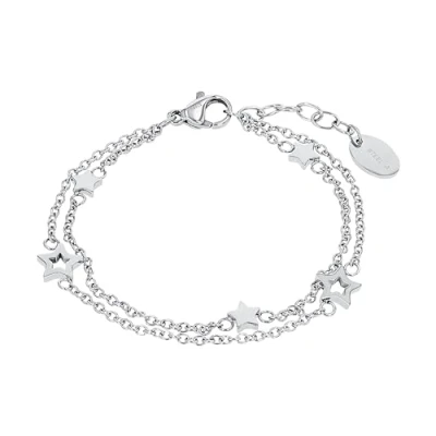 Afbeelding van s.Oliver Stern Armband, Dames, Maat: 17, Silber