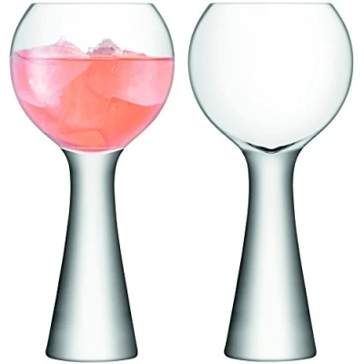 Afbeelding van LSA International Moya Set van 2 wijnglazen in ballonvorm, transparant, 550 ml