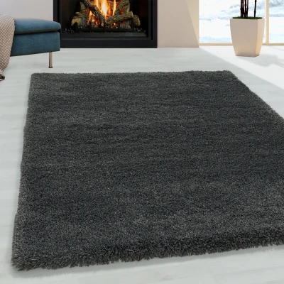 Afbeelding van Pearl Soft Hoogpolig Vloerkleed Grijs 200x290 cm