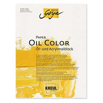 Afbeelding van SOLO GOYA Paper Oil Color 24 x 32 cm 10 sheets 300 g/m2