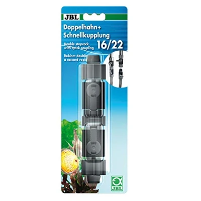 Afbeelding van Jbl Dubbele Kraan Met Snelkoppeling Filters 16/22 mm