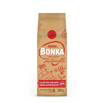 Afbeelding van Koffiebonen Bonka DESCAFEINADO 500g