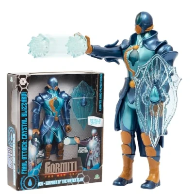 Afbeelding van Gelede figuur Gormiti met waterlichtaanval Aqu 27 cm vanaf 4 jaar GRV071