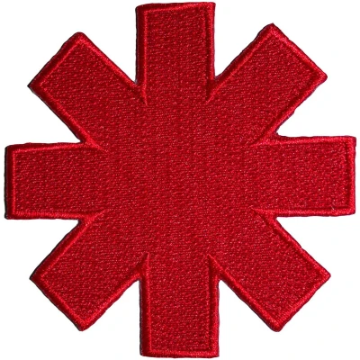 Afbeelding van Red Hot Chili Peppers Asterisk Patch Rood