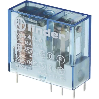 Afbeelding van Finder 40.61.9.024.4000 Printrelais 24 V/DC 16 A 1x wisselcontact 1 stuk(s)