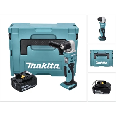 Afbeelding van Makita DDA 351 T1J accu haakse boormachine 18 V 13,5 Nm + 1x oplaadbare 5.0 Ah Makpac zonder lader