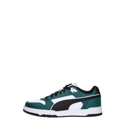 Afbeelding van Puma RBD GAME Unisex Sneakers laag, Maat: 46, White/black/malachite/gold Leer