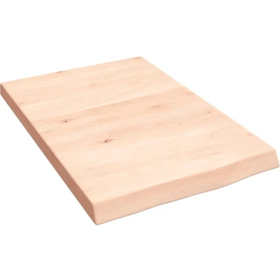 Afbeelding van Wastafelblad 40x60x4 cm onbehandeld massief hout