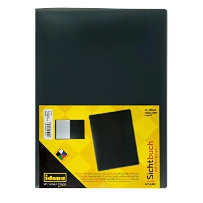 Afbeelding van Idena 376079 Vision boek voor DIN A4 zwart
