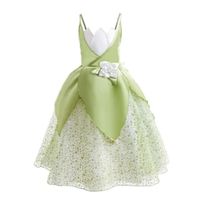 Afbeelding van Lito Angels Costume de princesse Tiana et la grenouille pour fille enfant 12 à 14 ans (étiquette numéro 150)