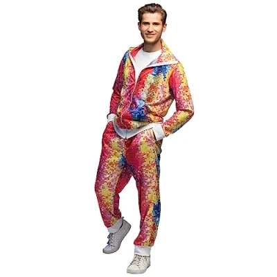 Afbeelding van Boland Trainingspak Disco dude (S) Volwassenen 80&#039;s &amp; 90&#039;s