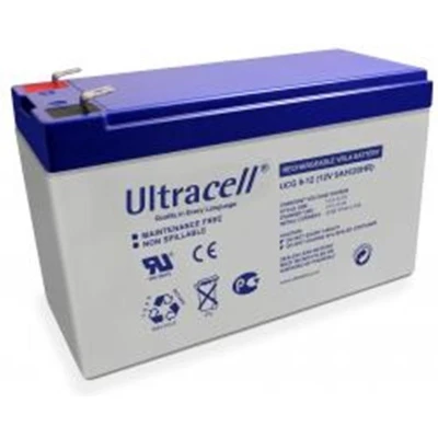 Afbeelding van Ultracell UL9 12 VRLA12V 9Ah Loodaccu 12V