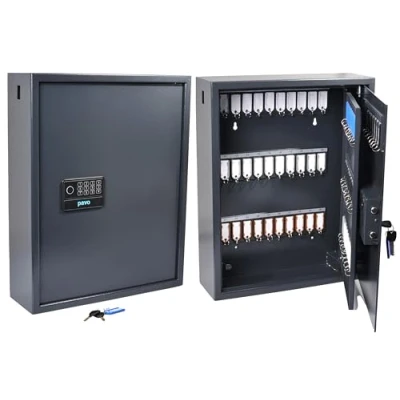Afbeelding van Sleutelkast Pavo high security magnetisch met fingerprintslot 100 hake