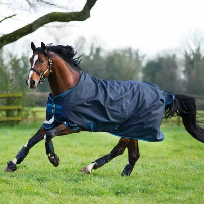 Afbeelding van Amigo Bravo 12 Turnout 100g Navy/Turquoise 160/213