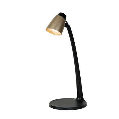 Afbeelding van Lucide LUDO Bureaulamp LED 1x4,5W 3000K Mat Goud / Messing