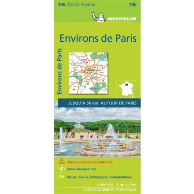 Image de Carte Zoom Environs de Paris
