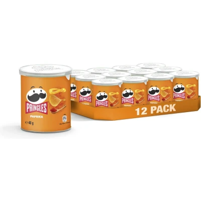Afbeelding van Chips pringles paprika 40gr 12 stuks
